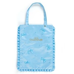 Sanrio Cinnamoroll Enjoy Idol Tote Bag Blue Satin